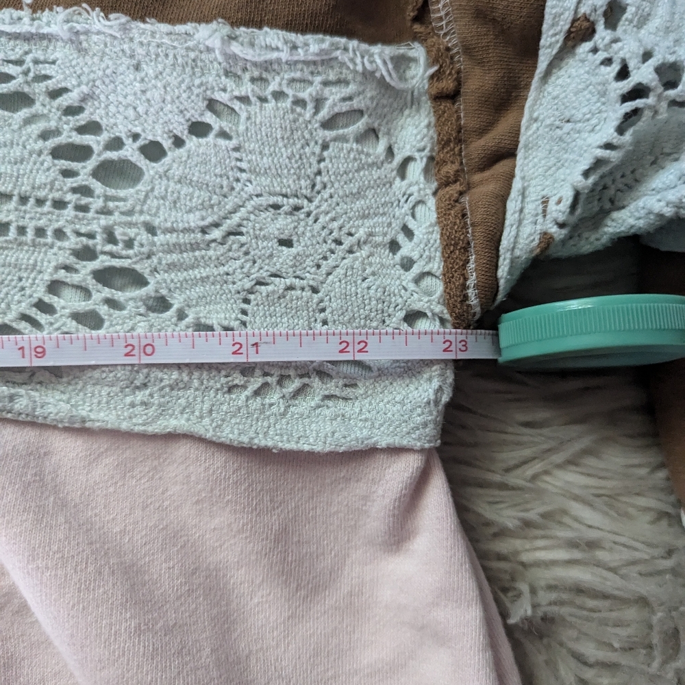RARE Free People We The Free American Dream Polo in Pink - Picture 9 of 16
